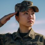 young-adult-military-uniform-saluting-outdoors-generated-by-ai